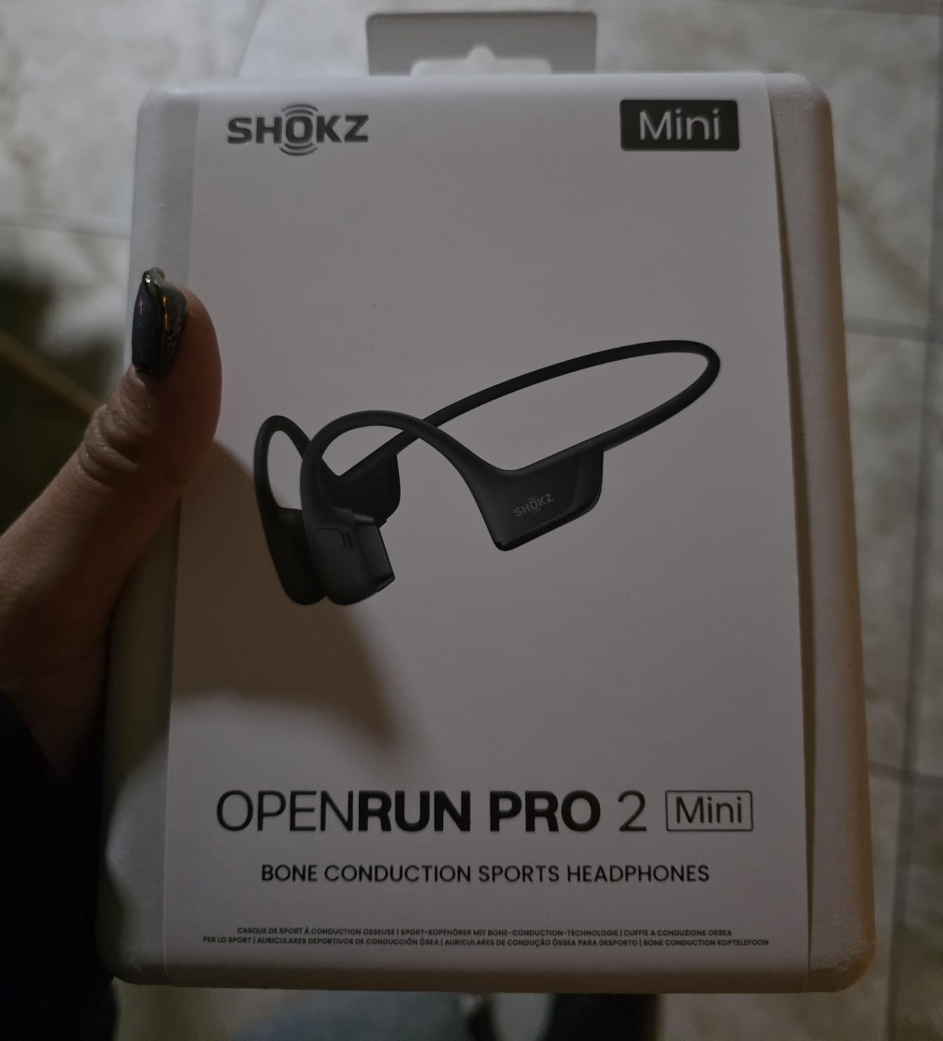 Shokz OpenRun Pro 2 Mini Bone Conduction Sports Headphones - Black